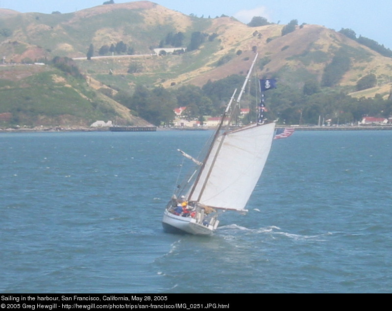 Sailing in the harbour