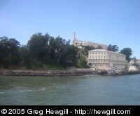 Alcatraz Island dock area