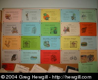 This bulletin board was in the laundromat which is run by an Austrailan lady (who we didn't meet).