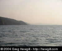 I took this picture just for the coastline disappearing into the distance.