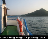 View from the boat that went out to the ocean and then around the harbor a bit.