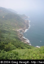 Seafront view from the top of Monte Igeldo.