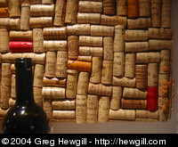 Another view of the corkboard.
