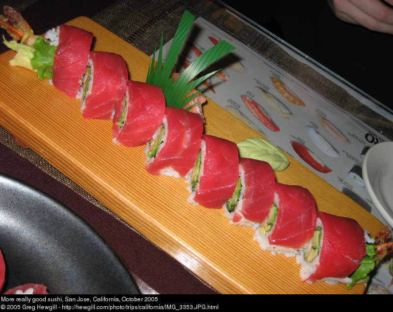 More really good sushi