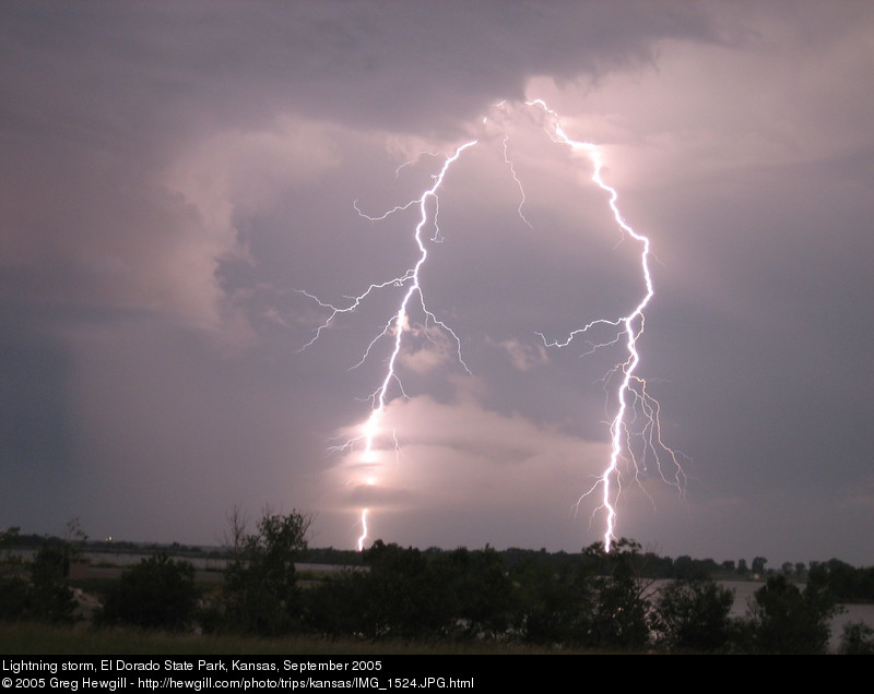 Lightning storm